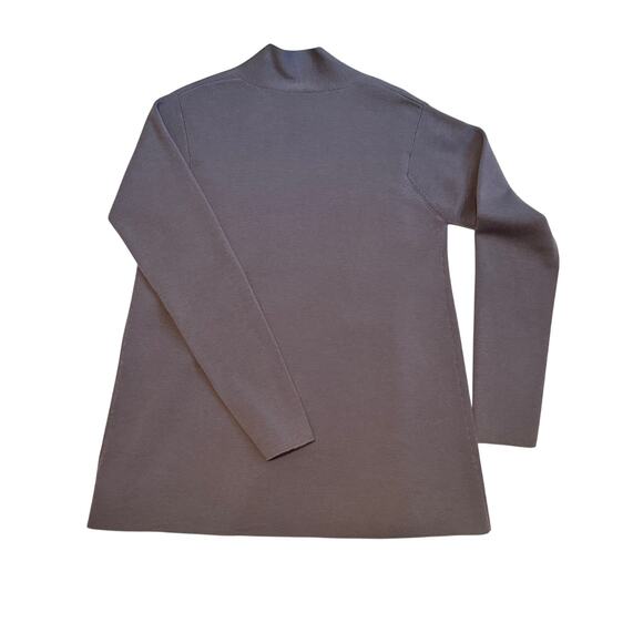 Eileen Fisher Women's Open Front Knit Cardigan Grey Size S Italian Yarn - Picture 3 of 4